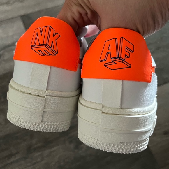 Nike Air Force 1 Pixel Summit White Concord Hyper Crimson Sneaker - Picture 7 of 11